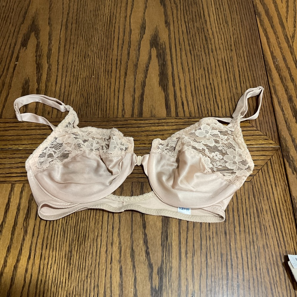 Pretty Maidenform Lace Trim Bra in Tan